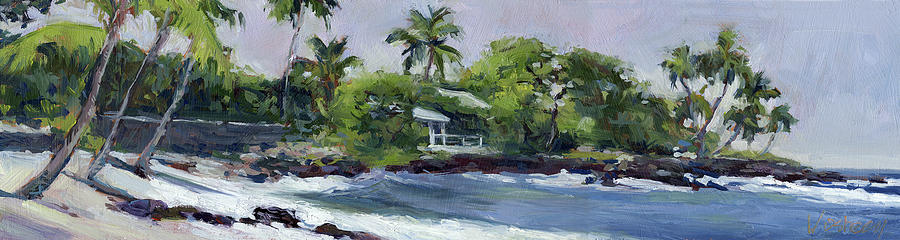 Honolulu Painting - Beach Shadows Big Island by Stacy Vosberg