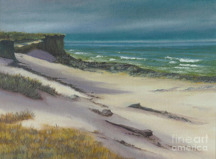 Beach Shadows Painting by Jeanette French