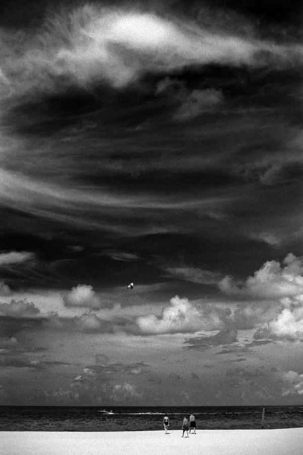 Beach Sky People Photograph by Christopher McKenzie