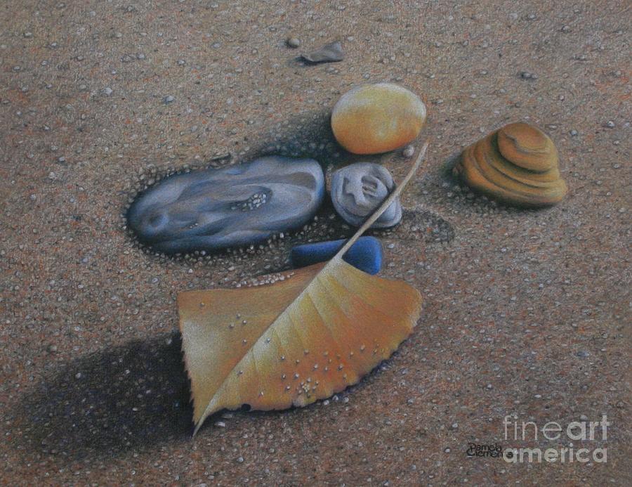 Beached III Drawing by Pamela Clements