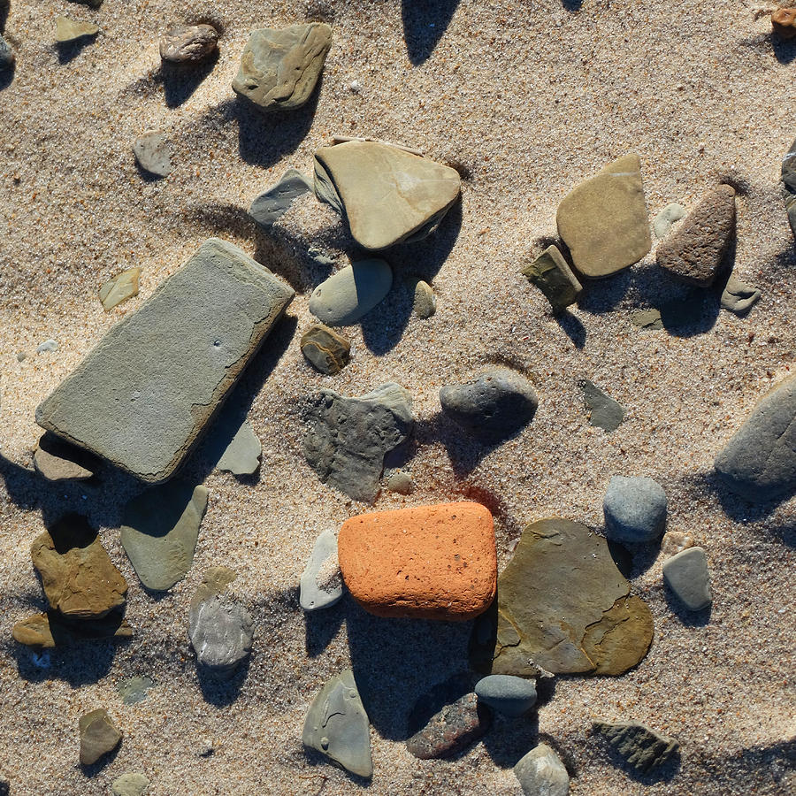 Beach Stones Photograph by David T Wilkinson