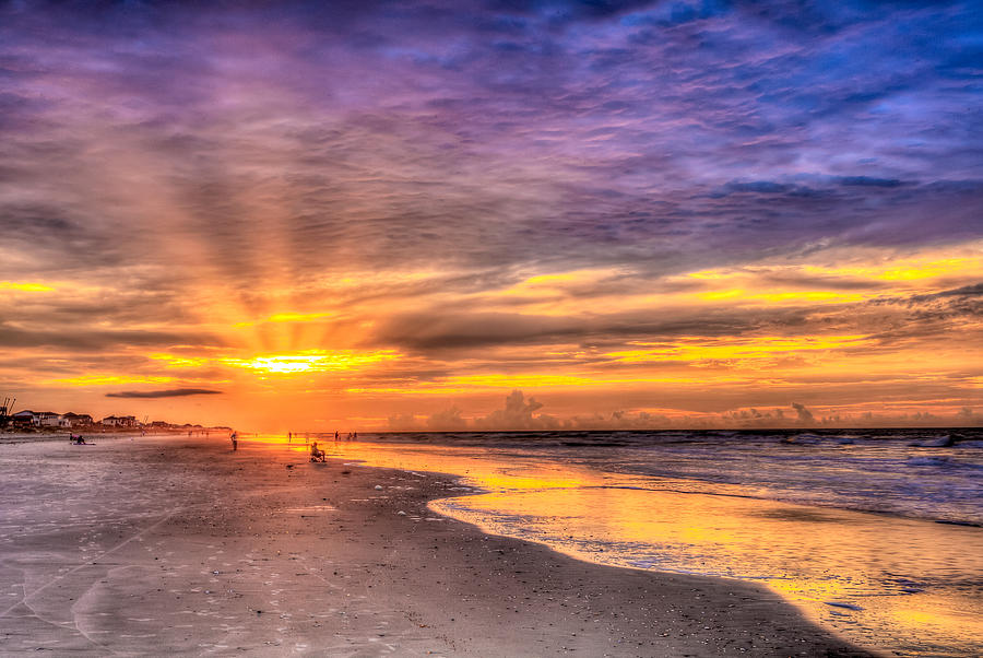 Beach Sunrise Photograph by Keith Allen
