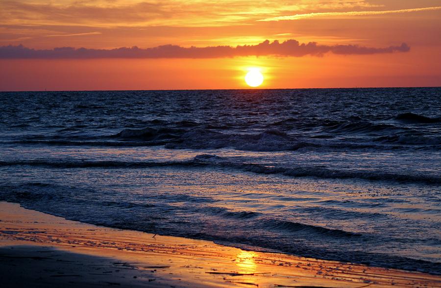 Sunset Photograph - Beach Sunrise by Paulette Thomas