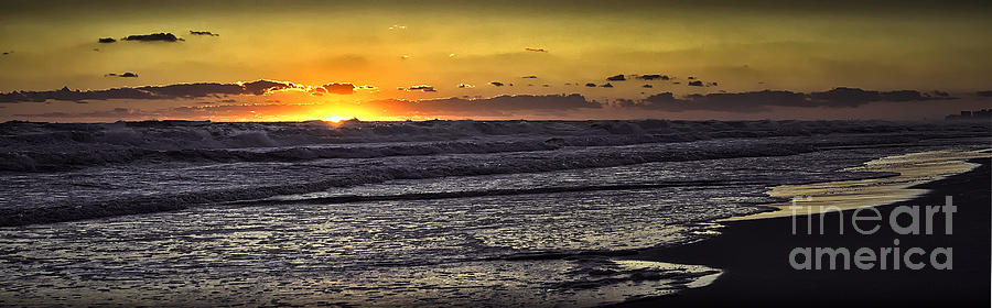 Beach Sunset 101414 Photograph by Walt Foegelle