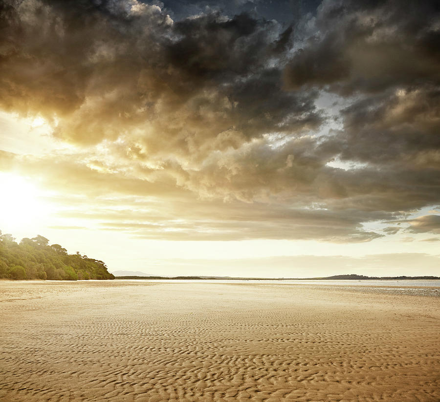 Beach Sunset Photograph by Aaron Foster