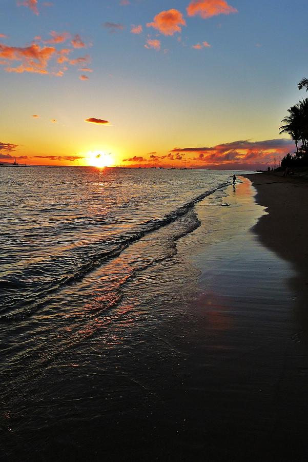 Beach Sunset Bliss Photograph by Matt Helm
