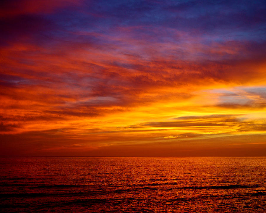 Beach Sunset Photograph by Larah McElroy
