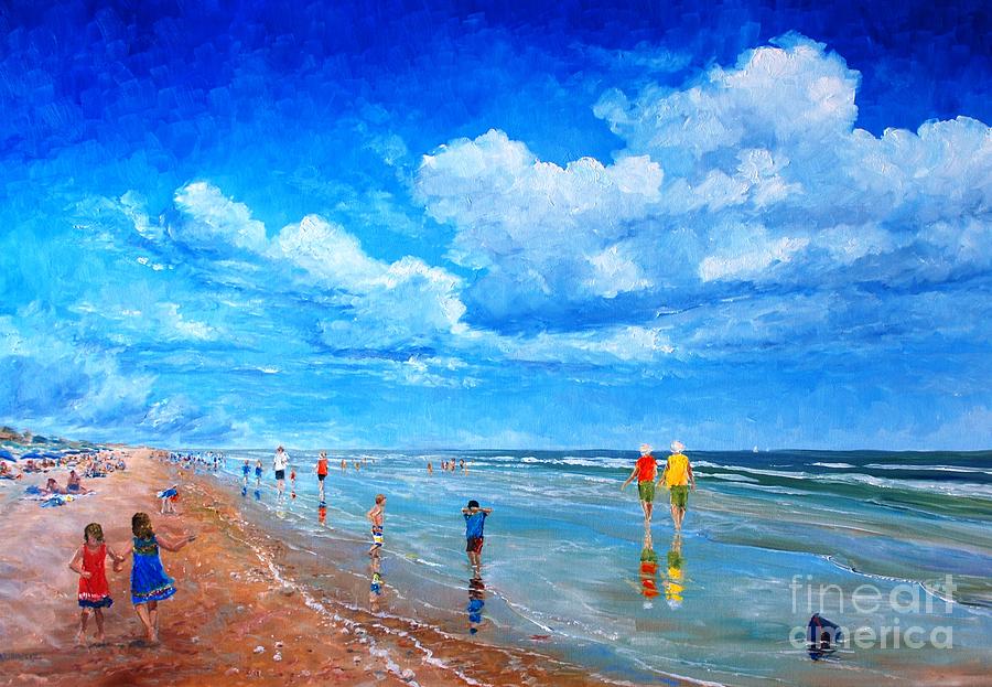 Beach Painting - Beach Therapy by Keith Wilkie