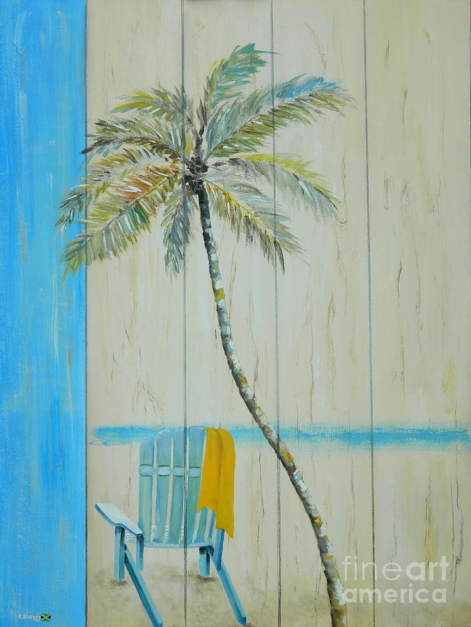 Beach Time Painting by Kenneth Harris