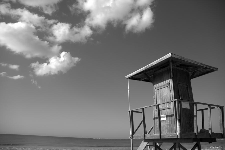 Beach Tower 2 Photograph by Edward Smith