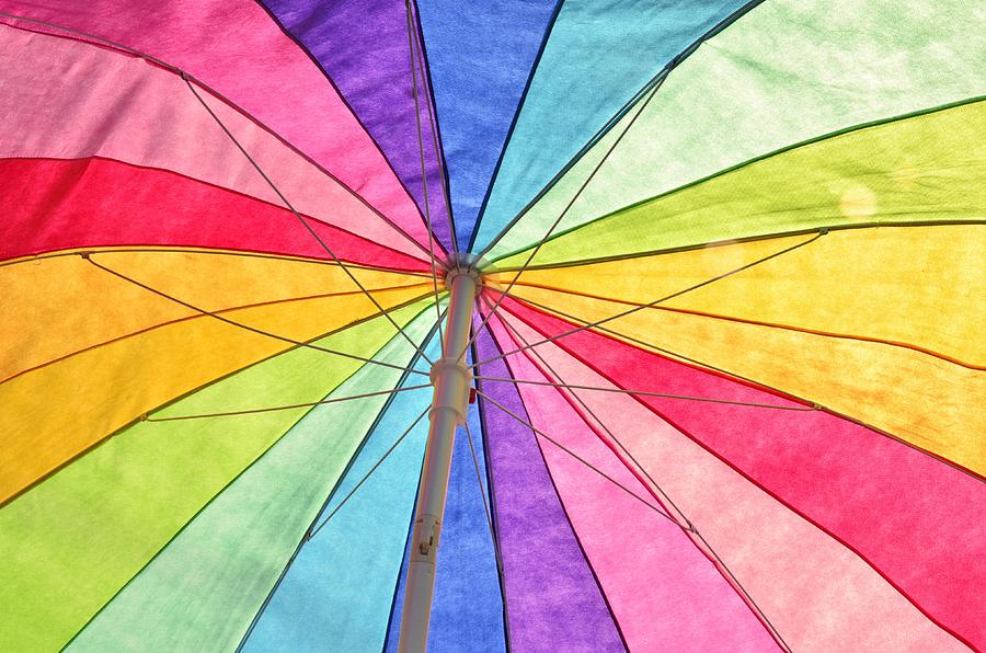 Beach Umbrella 2 Photograph by Allen Beatty