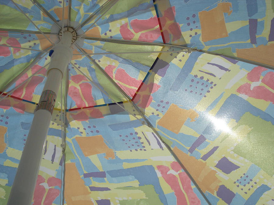 Beach Umbrella 8040 Photograph by Deidre Elzer-Lento