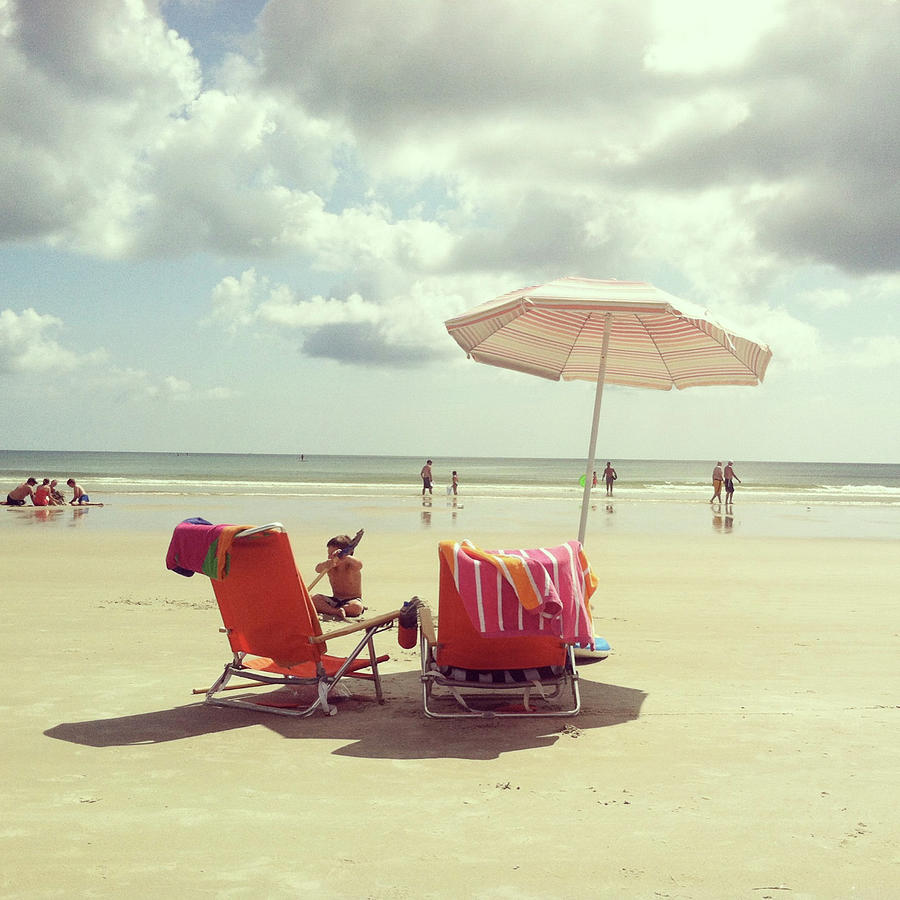 Beach Umbrella Photograph by Cyndi Monaghan