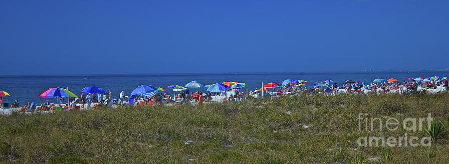 Beach Umbrellas Photograph by Amazing Jules