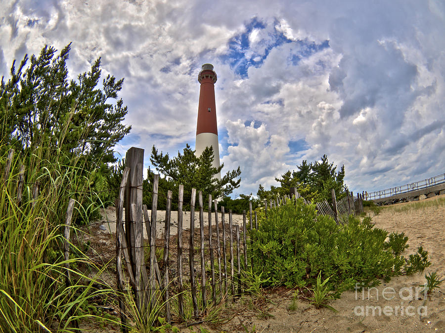 Lighthouse Photograph - Beach View of Barney by Mark Miller