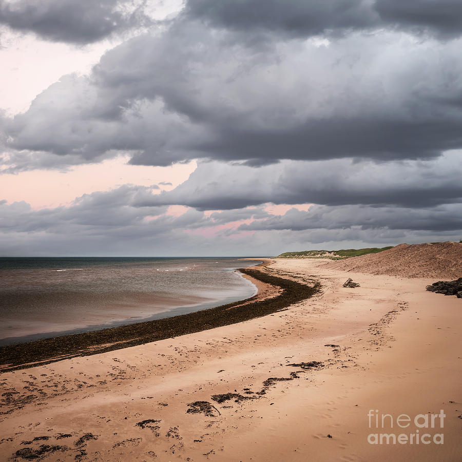Beach View With Storm Clouds Photograph