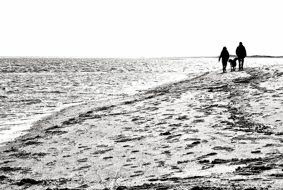 Beach walk Photograph by Mike Santis