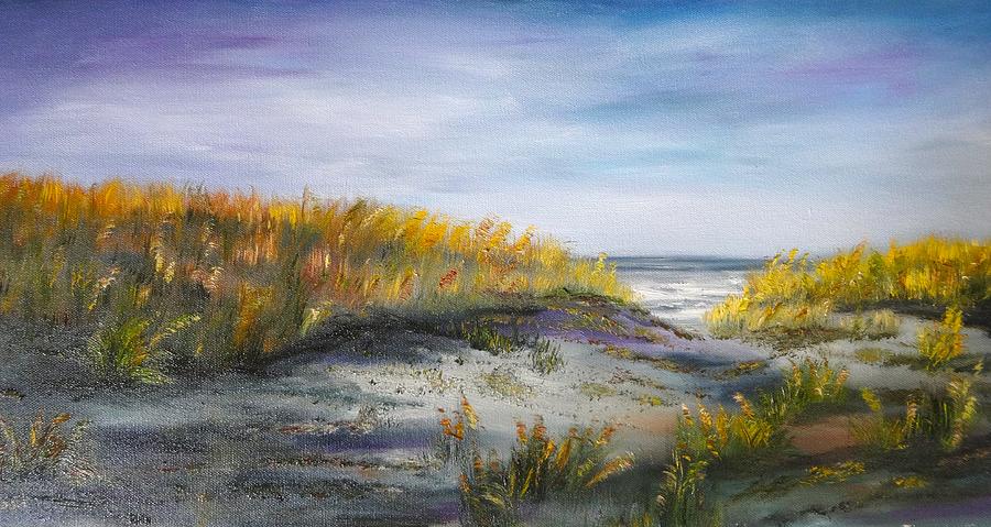 Beach Walkway Painting by Marlyn Boyd