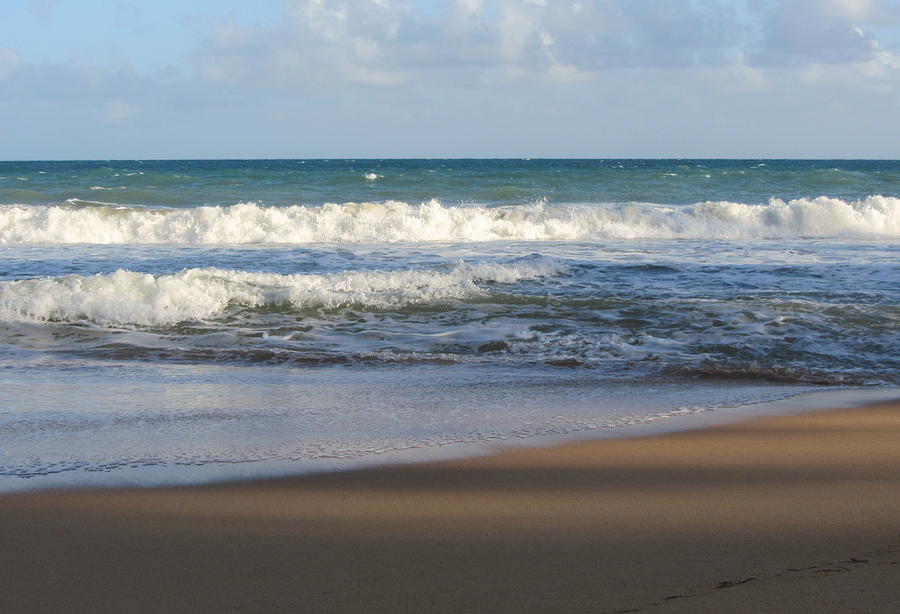 Beach Waves 3 Photograph by Anita Burgermeister