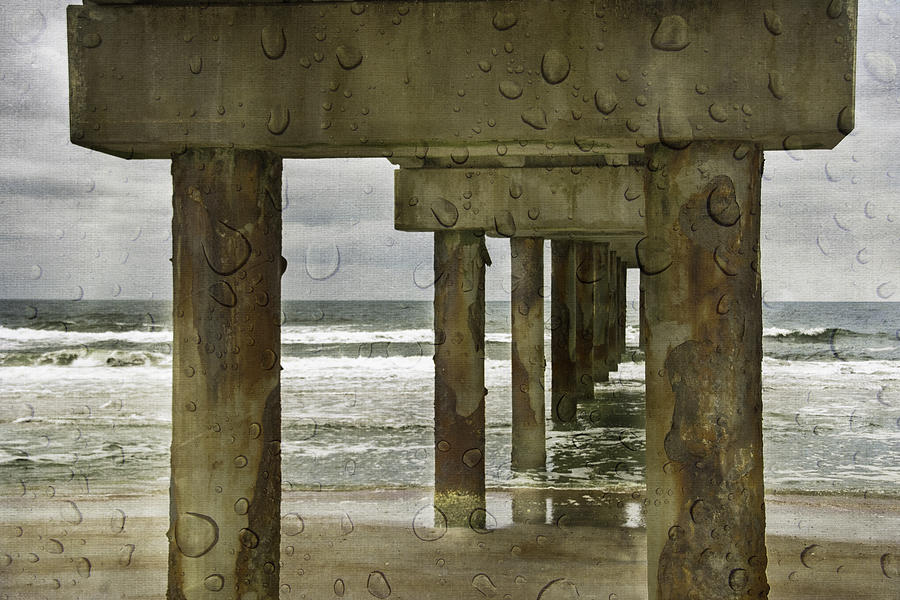 Beach Weather Photograph by Judy Hall-Folde
