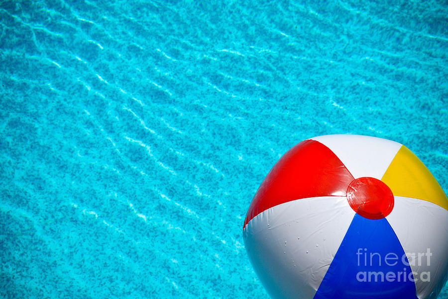 Primary Colors Photograph - Beachball 1 by Amy Cicconi