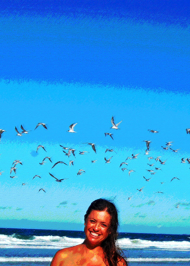BeachBirds Photograph by Ankya Klay