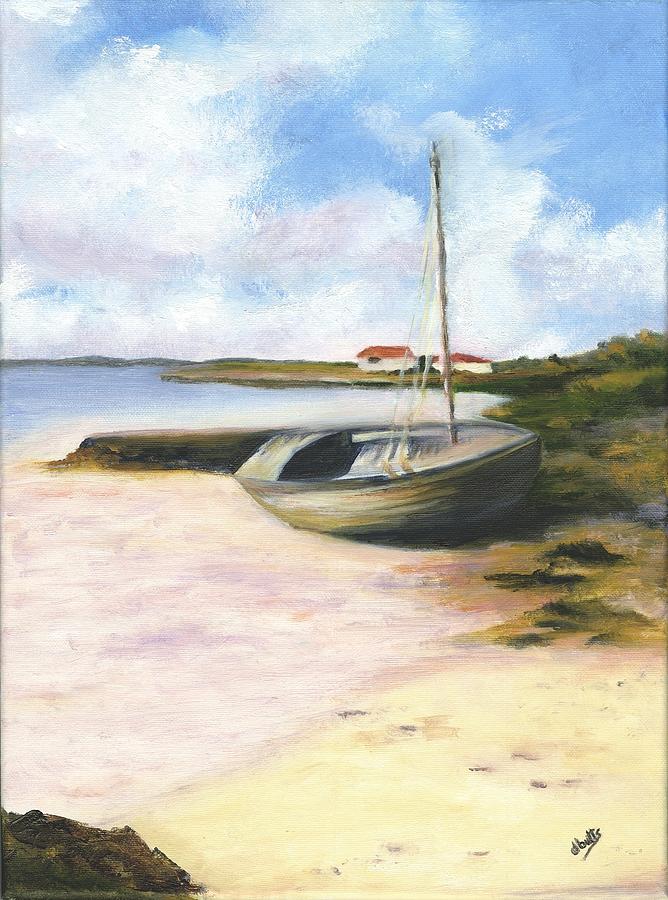 Beached Painting by Deborah Butts