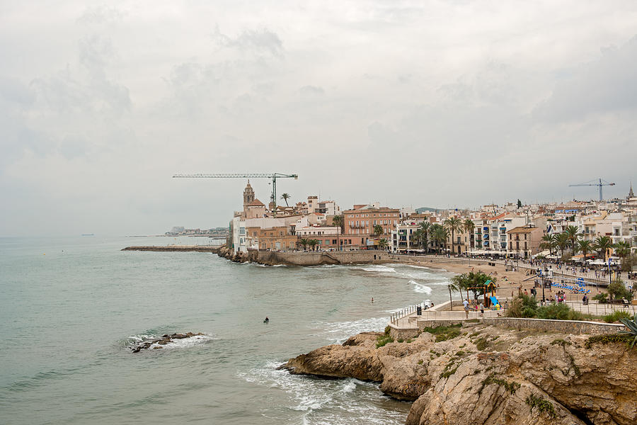 Beaches in Sitges Spain Photograph by Marek Poplawski - Fine Art America