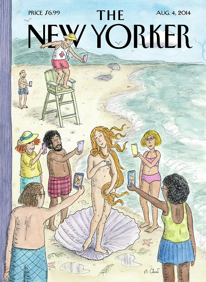 Venus on the Beach Painting by Roz Chast