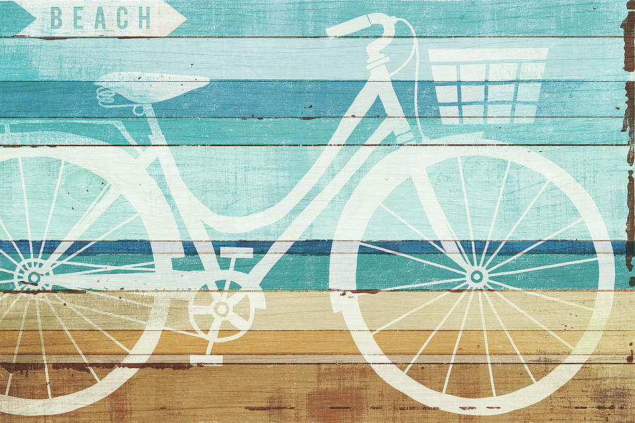 Beach Painting - Beachscape Cruiser I by Michael Mullan Beach Painting - Beachscape Cruiser I by Michael Mullan