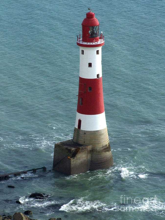 Beachy Head lighthouse - Sussex - England Photograph by Phil Banks