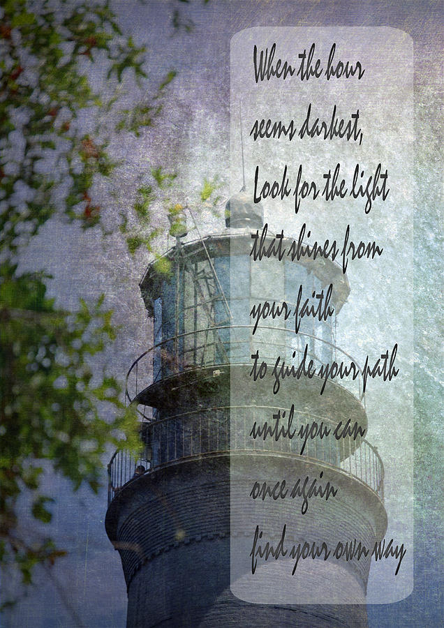 Beacon of Hope Inspiration Photograph by Judy Hall-Folde