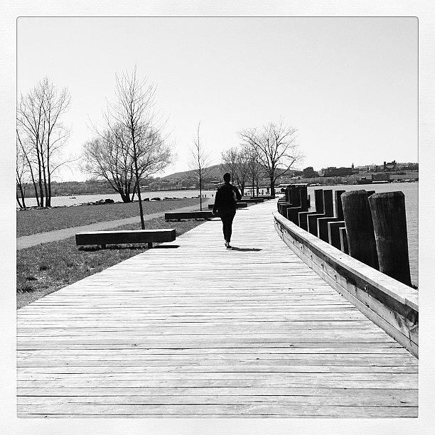 Pier Photograph - #beaconny #person #dock #pier by Tiffany Anthony