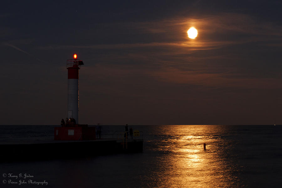 Pier Photograph - Beacons Of Light  by Hany J