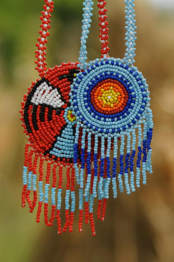 Beaded Indian Necklaces Photograph by Alan Hutchins