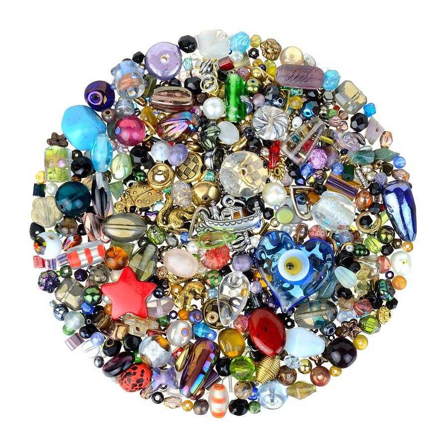 Beads and Charms Photograph by Jim Hughes