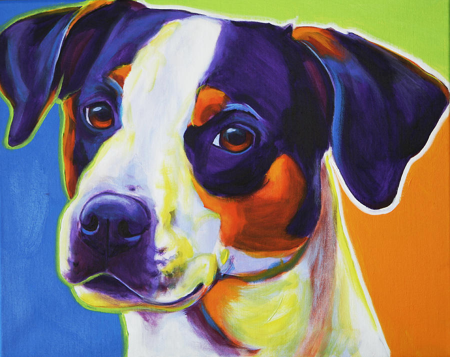 Beagle Painting - Beagle - Lady Baillee by Dawg Painter