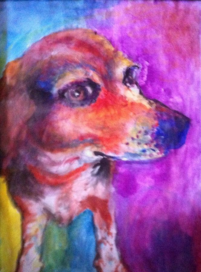 Animal Painting - Beagle by Andrea Sher
