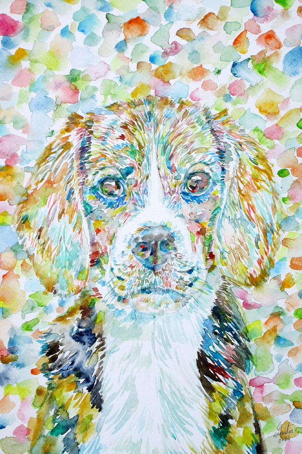 Beagle Painting by Fabrizio Cassetta
