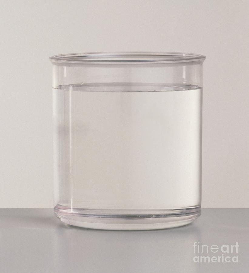 Beaker Filled With Water Photograph by Peter Gardner / Dorling Kindersley