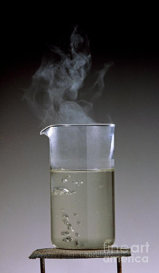 Beaker Of Hot Water Photograph by Dorling Kindersley