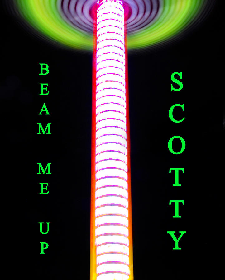Beam me up Scotty Painting by David Lee Thompson
