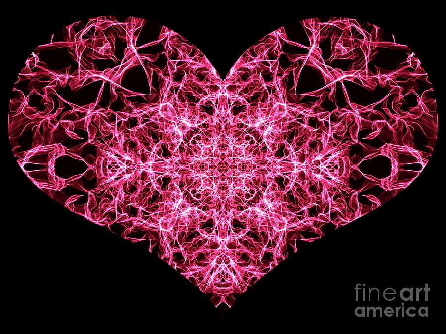 Beaming Heart Digital Art
