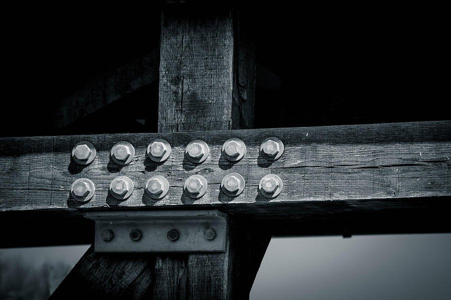 Beams and Bolts Photograph by Guy Whiteley
