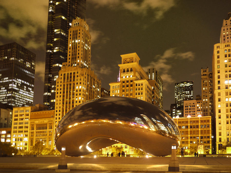 Bean at Night Photograph by Jessica Levant