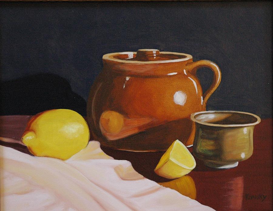 still life pot painting