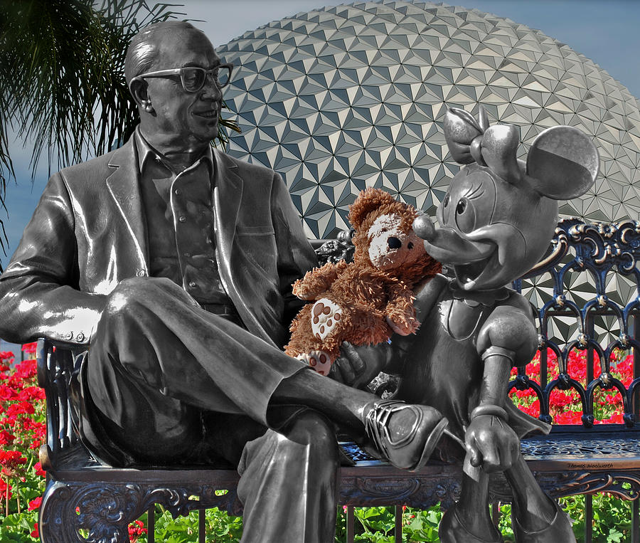 Fantasy Photograph - Bear and His Mentors Walt Disney World 04 by Thomas Woolworth