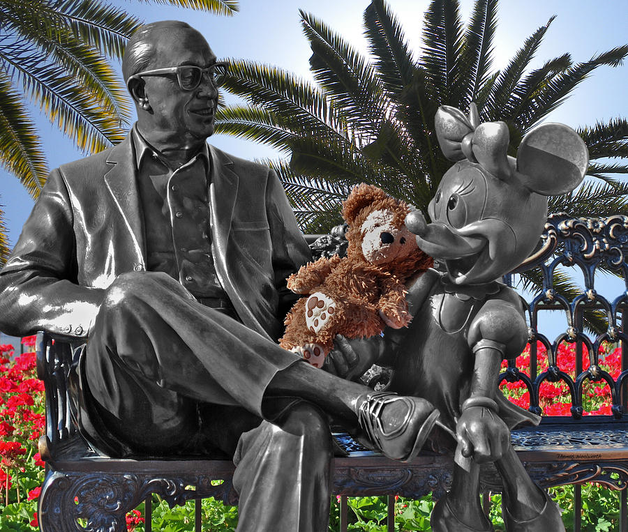 Fantasy Photograph - Bear and His Mentors Walt Disney World 06 by Thomas Woolworth