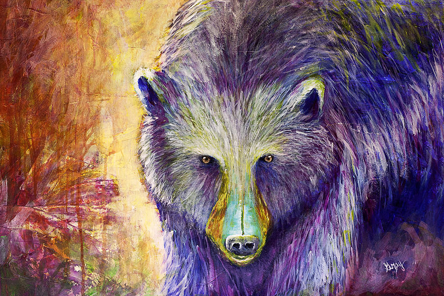 Animal Painting - Bear Art by Gray  Artus