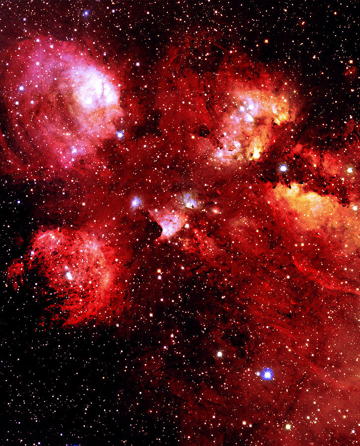 Bear Claw Nebula Photograph by J-c Cuillandre/canada-france-hawaii Telescope/science Photo Library